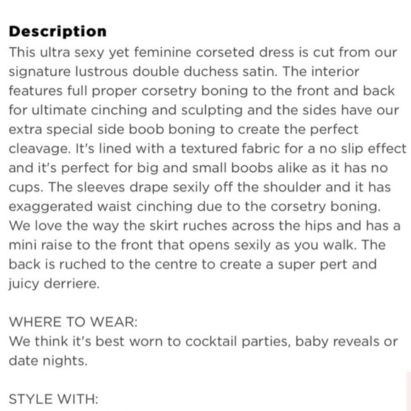 House of CB Blush Pink Coraline Mini Dress 💓👗 - Picture 4 of 15